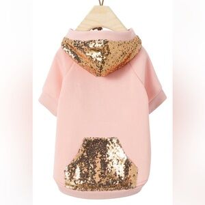 Frisco Sequin Dog & Cat Hoodie | NWOT